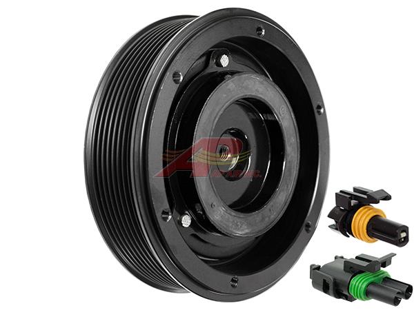 Complete Clutch Kit with Hub, Pulley, Coil, and Dust Cover