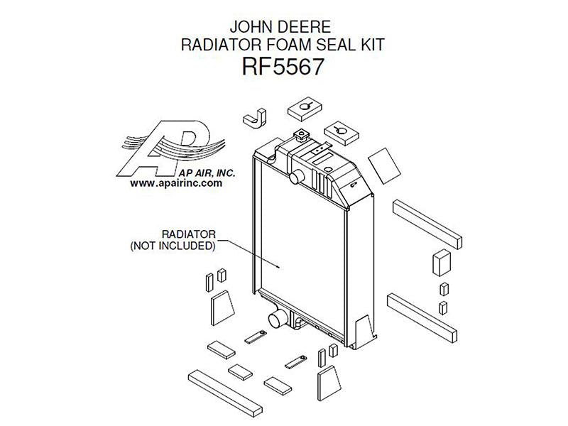 Radiator Foam Seal Kit - RF5567