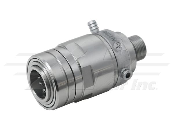 Female Poppet 1/2" Hydraulic Coupler