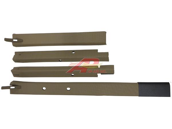 JD 4WD 60 Series Premium Post Kit - Sailcloth Tan