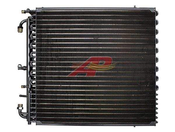 Condenser With Fuel and Oil Cooler