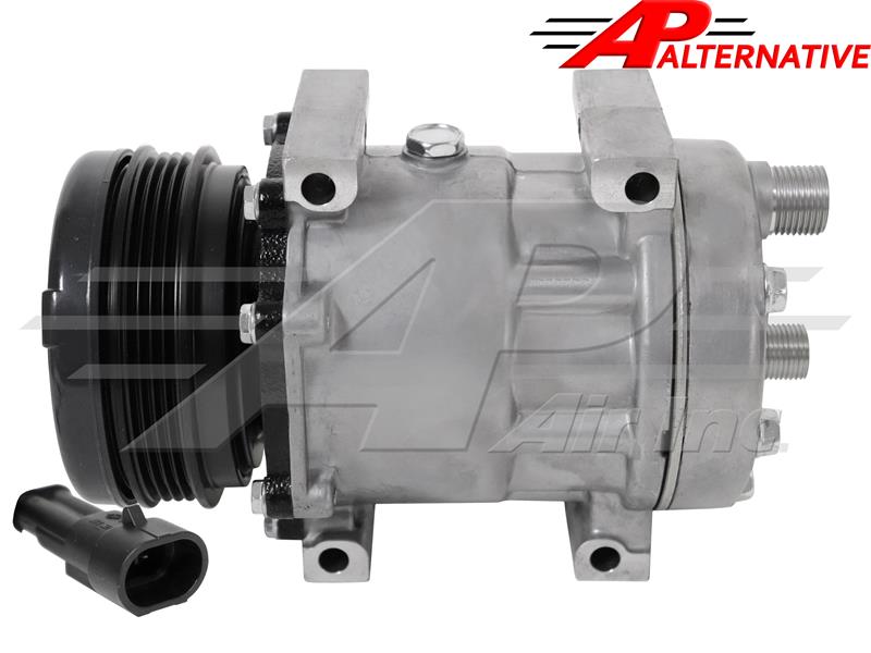 Aftermarket Sanden SD7H15 46 4 Groove Clutch Direct Mount Horizontal 8 and 10 ORing