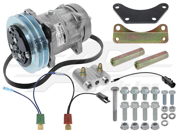 A6 to Sanden Compressor Conversion Kit Late Serial Number LATE serial number