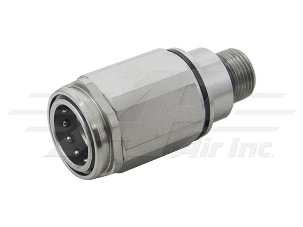 Female Poppet 1/2" Hydraulic Coupler