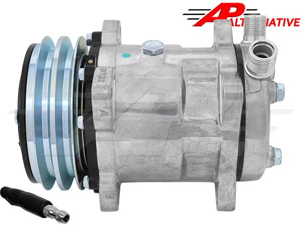Aftermarket Sanden SD5H14, 5 1/4" 2 Groove Clutch, Vertical 8 and 10 O-Ring