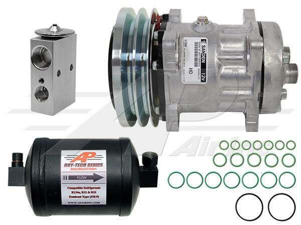 Ag AC Kit - OE Sanden Compressor