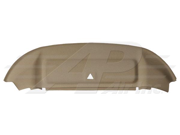Front Vinyl Headliner, With Visor Indent - Sailcloth Tan EARLY serial number