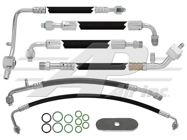 6 Piece All Rubber Complete Hose Kit