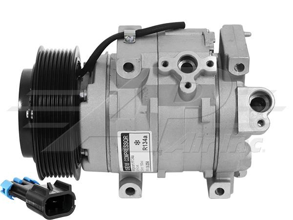 Alternative Denso Compressor 10SRE18C - 125.5mm, 8 Groove Clutch , 12V