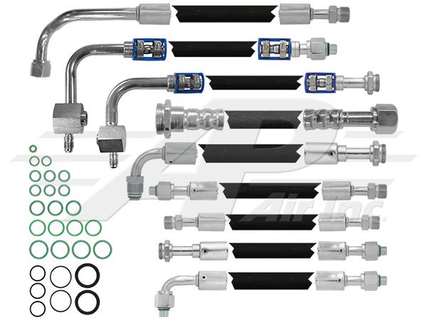 9 Piece All Rubber Replacement Hose Kit