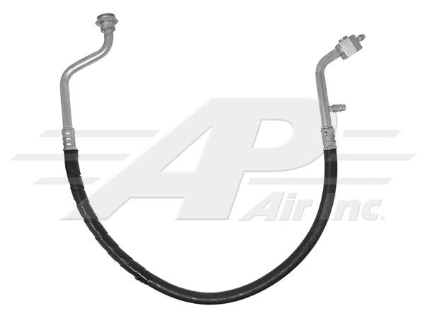 Suction Hose - Compressor End - with Dual R12 and R134 Charge Ports