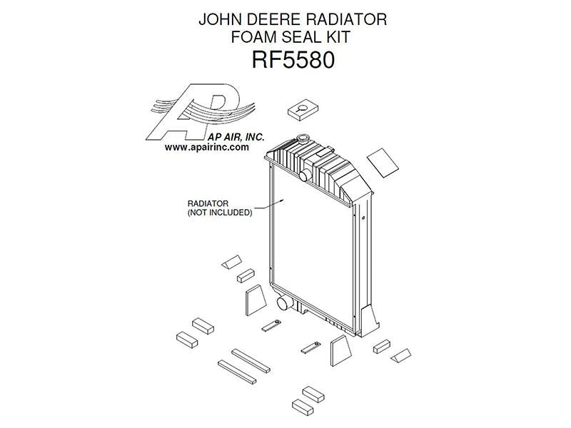 Radiator Foam Seal Kit - RF5580
