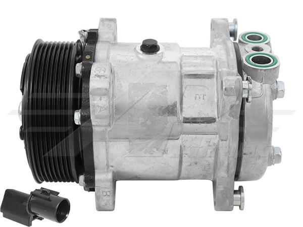 OE Sanden Compressor SD5H14 -119m, 8 Groove Clutch 12V