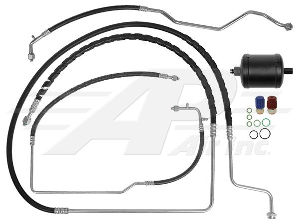 Hose Kit - 3 Hoses, Cab Forward