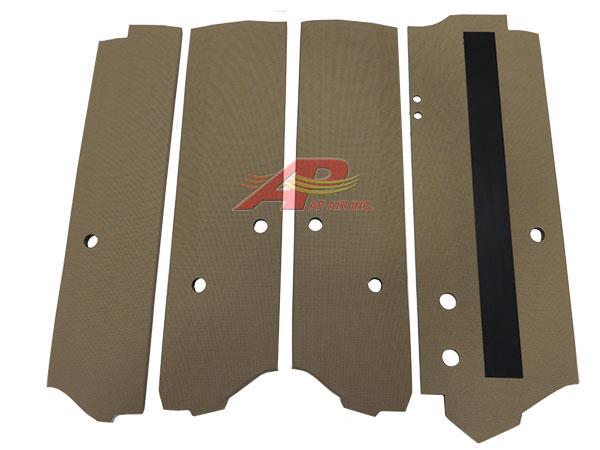 OEM Style Cab Post Kit with Monitor - Sailcloth Tan