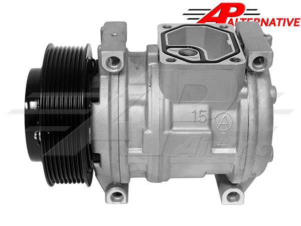 Alternative Denso Compressor 10PA15C - 124.5mm, 8 Groove Clutch, 12V