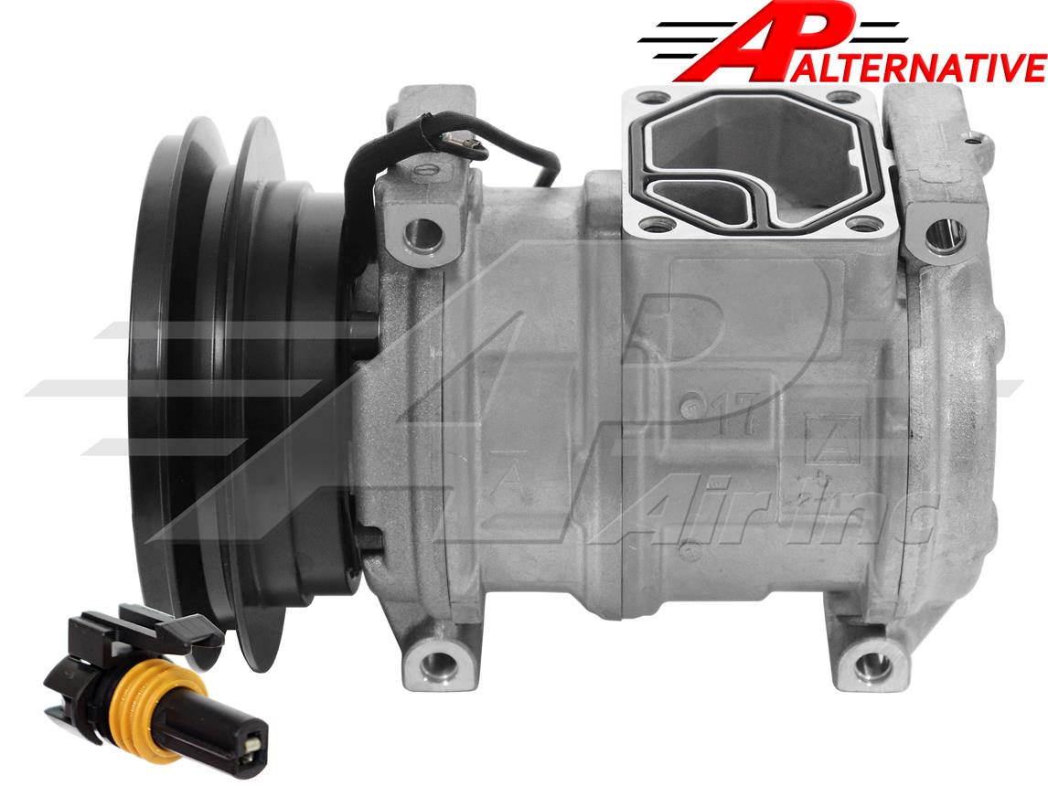 Alternative Denso Compressor 10PA17C - 146mm, Single Groove Clutch, 12V