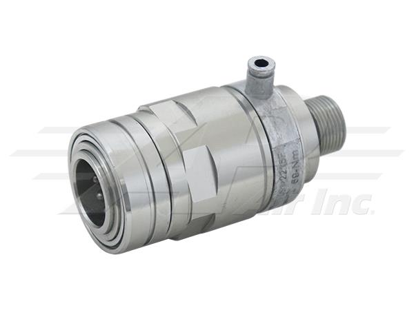Female Poppet 1/2" Hydraulic Coupler