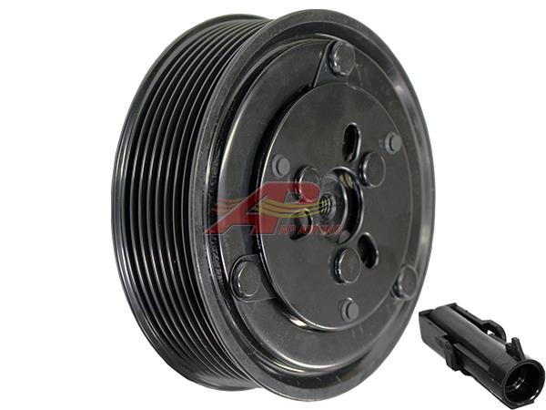 HD Denso Clutch - 124.5mm, 8 Grooves, 12V