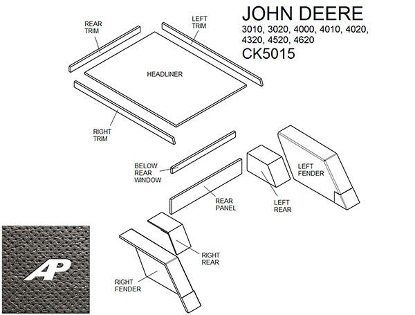 Year A Round QTI Lower Cab Kit with Headliner - Black