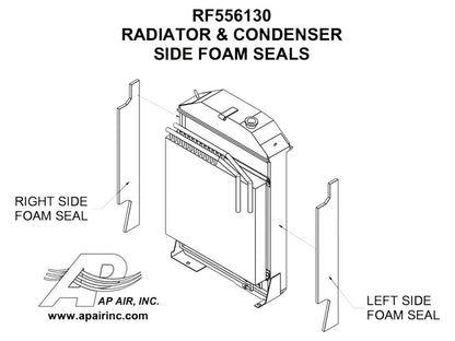 Radiator and Condenser Side Foam Seals - RF556130
