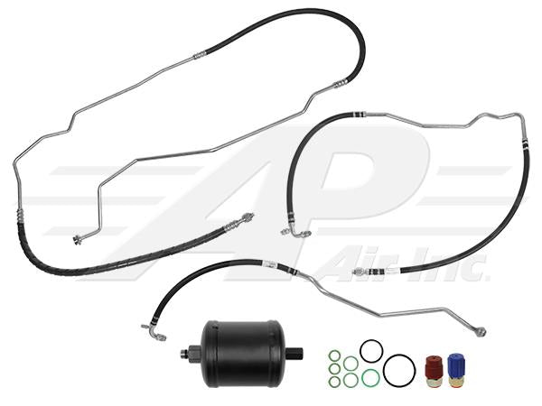 Hose Kit - 3 Hoses, Cab Forward