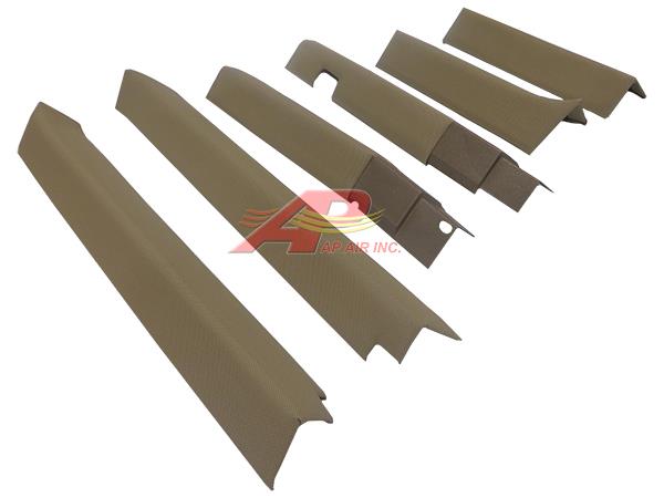 Post Kit, Upholstered & Formed - Sailcloth Tan