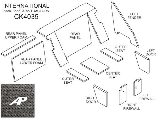 Lower Cab Kit - Black