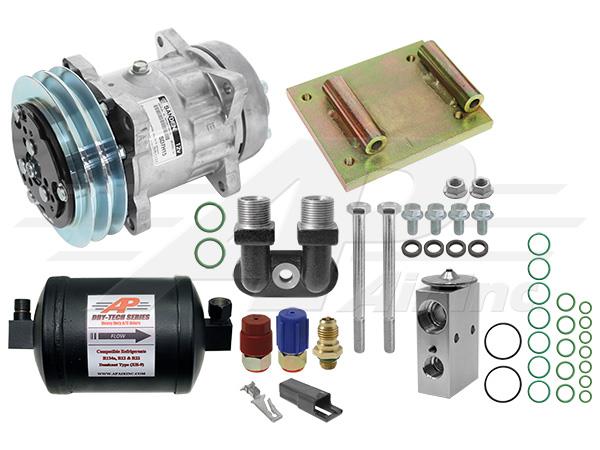 York to Sanden Conversion Kit - With Original Sanden Compressor