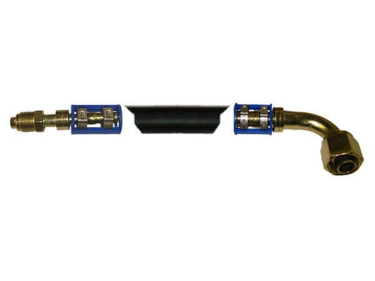 Condenser to Receiver Drier Hose - All Rubber LATE serial number