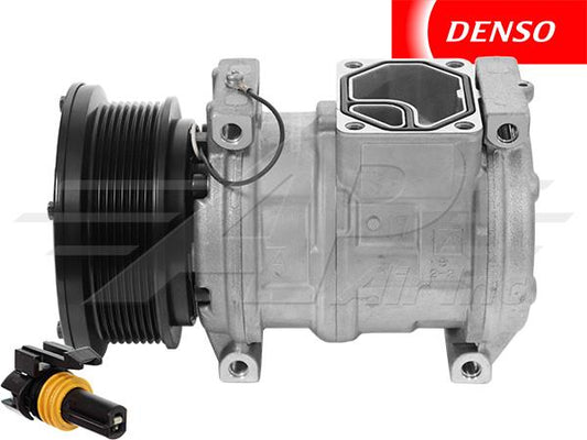 OE Denso Compressor 10PA17C - 125mm, 6 Groove Clutch, 12V EARLY serial number