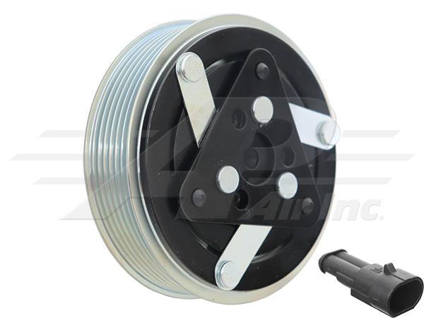 Clutch with V Coil Groove SD7 H15 Keyed Shaft