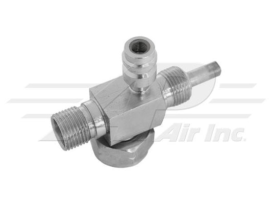 R134 Tube ORing Backseat Valve With 8 Male ORing Thread
