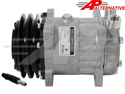 Alternative Compressor SD7H15 - 132mm, 2 Groove Clutch 12V