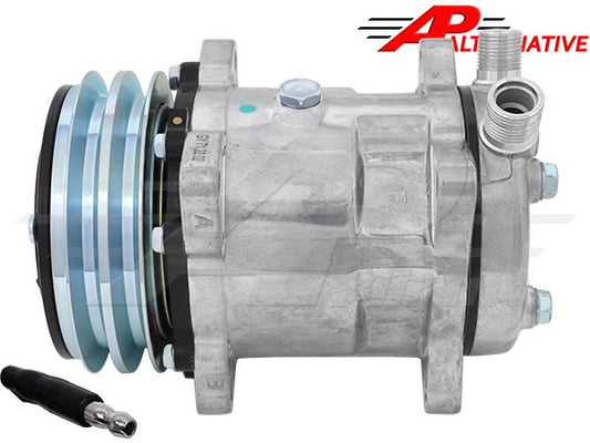 Aftermarket Sanden SD5H14, 5 1/4" 2 Groove Clutch, Vertical 8 and 10 O-Ring