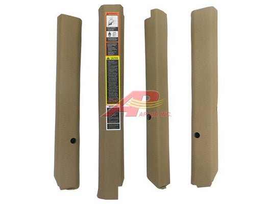 Qwik Fit Cab Post Kit - Sailcloth Tan LATE serial number
