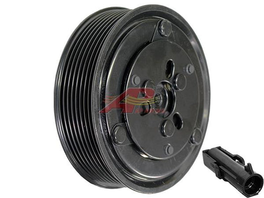 HD Denso Clutch - 124.5mm, 8 Grooves, 12V
