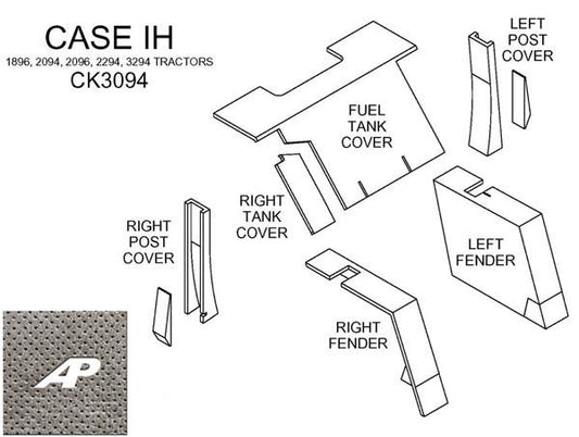 Lower Cab Kit - Berkshire Gray