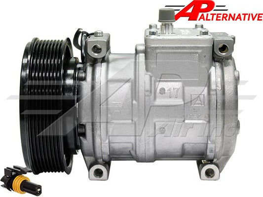 Alternative Denso Compressor 10PA17C - 146mm, 8 Groove Clutch, 12V