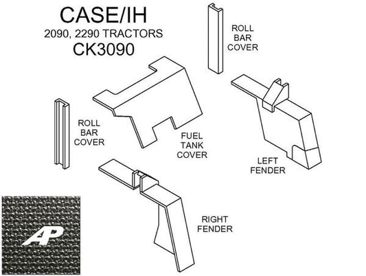 Lower Cab Kit - Black Basketweave