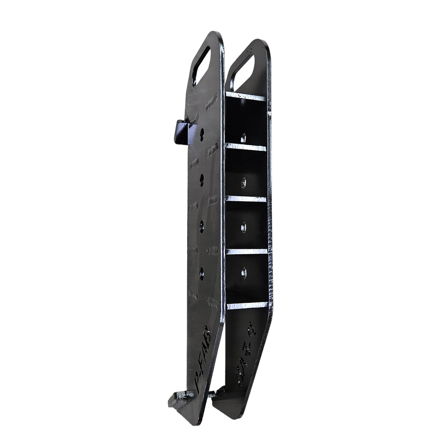 Mini portable skid loader receiver hitch