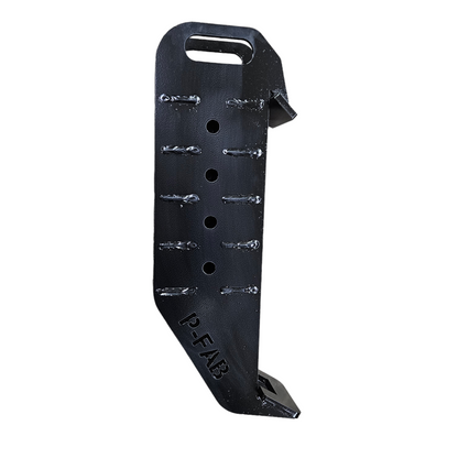 Mini portable skid loader receiver hitch
