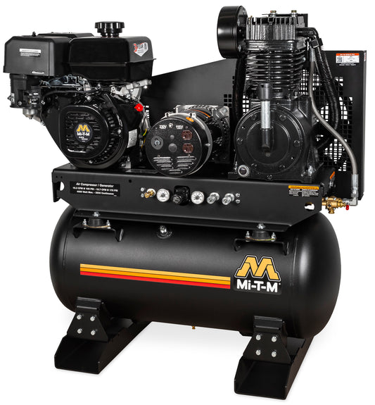 Mi-T-M AG2-SM14-30M 90 PSI air compressor generator
