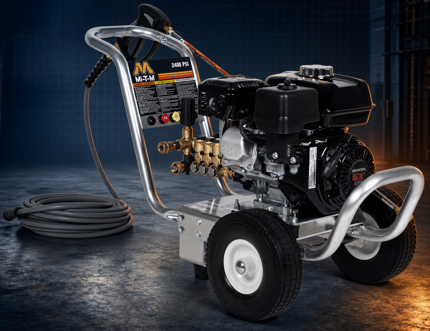 Mi-T-M industrial pressure washer
